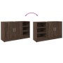 Mueble de lavabo madera de ingeniería roble marrón 90x29x55 cm de , Muebles de baño - Ref: Foro24-848128, Precio: 74,98 €, De...
