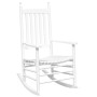 Silla mecedora con mesa plegable madera maciza de álamo blanco de , Mecedoras - Ref: Foro24-3281257, Precio: 159,43 €, Descue...