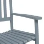 Sillas mecedoras 2 uds mesa plegable madera maciza álamo gris de , Mecedoras - Ref: Foro24-3281593, Precio: 232,82 €, Descuen...