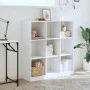 Estantería de madera de ingeniería blanca 102x32x108 cm de , Librerías y estanterías - Ref: Foro24-3307837, Precio: 90,23 €, ...