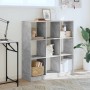 Estantería de madera de ingeniería gris hormigón 102x32x108 cm de , Librerías y estanterías - Ref: Foro24-3307840, Precio: 89...