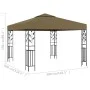 Cenador gris taupe 3x3 m 180 g/m² de vidaXL, Carpas y cenadores - Ref: Foro24-312243, Precio: 235,01 €, Descuento: %