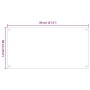 Salpicaderos de cocina 2 uds vidrio templado blanco 80x60 cm de , Herramientas y utensilios de cocina - Ref: Foro24-3315788, ...