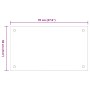 Salpicaderos de cocina 2 uds vidrio templado negro 70x60 cm de , Herramientas y utensilios de cocina - Ref: Foro24-3315797, P...