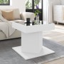 Mesa de centro con luz LED madera ingeniería blanca 50x50x45 cm de , Mesas de centro - Ref: Foro24-847560, Precio: 97,54 €, D...