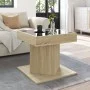 Mitteltisch und LED aus Sonoma-Eichenfurnierholz 50x50x45 cm. von , Couchtisch - Ref: Foro24-847562, Preis: 87,27 €, Rabatt: %