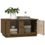 Mesa de centro madera maciza de pino marrón miel 80x50x40 cm de vidaXL, Mesas de centro - Ref: Foro24-814422, Precio: 68,35 €...