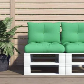Cojines para palets 2 unidades tela verde de , Cojines para sillas y sofás - Ref: Foro24-360839, Precio: 31,90 €, Descuento: %