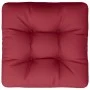 Cojín para sofá de palets de tela rojo tinto de , Cojines para sillas y sofás - Ref: Foro24-360887, Precio: 21,95 €, Descuent...