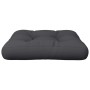 Cojín para palets tela negro 50x50x12 cm de , Cojines para sillas y sofás - Ref: Foro24-360432, Precio: 22,22 €, Descuento: %