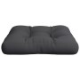 Cojín para palets tela negro 50x50x12 cm de , Cojines para sillas y sofás - Ref: Foro24-360432, Precio: 22,22 €, Descuento: %