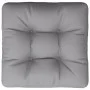 Cojín para sofá de palets tela gris 50x50x12 cm de , Cojines para sillas y sofás - Ref: Foro24-360430, Precio: 20,36 €, Descu...