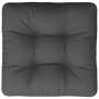 Cojín para sofá de palets tela gris 60x60x12 cm de , Cojines para sillas y sofás - Ref: Foro24-360447, Precio: 28,08 €, Descu...