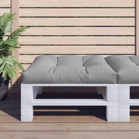 Cojín para sofá de palets de tela gris 70x70x12 cm de , Cojines para sillas y sofás - Ref: Foro24-360470, Precio: 46,40 €, De...
