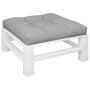 Cojín para sofá de palets de tela gris 70x70x12 cm de , Cojines para sillas y sofás - Ref: Foro24-360470, Precio: 50,08 €, De...