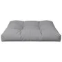 Cojín para sofá de palets de tela gris 70x70x12 cm de , Cojines para sillas y sofás - Ref: Foro24-360470, Precio: 46,40 €, De...