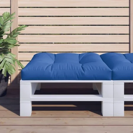 Cojín para sofá de palets de tela azul 70x70x12 cm de , Cojines para sillas y sofás - Ref: Foro24-360479, Precio: 26,04 €, De...