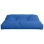 Cojín para sofá de palets de tela azul 70x70x12 cm de , Cojines para sillas y sofás - Ref: Foro24-360479, Precio: 26,04 €, De...