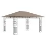 Cenador con mosquitera gris taupe 4x3x2,73 m 180 g/m² de vidaXL, Carpas y cenadores - Ref: Foro24-312252, Precio: 312,24 €, D...