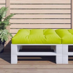 Cojín para sofá de palets de tela verde claro 80x80x12 cm de , Cojines para sillas y sofás - Ref: Foro24-360502, Precio: 39,3...