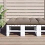 Cojín de asiento de jardín de tela gris taupe 120x80x12 cm de , Cojines para sillas y sofás - Ref: Foro24-360521, Precio: 61,...
