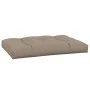 Cojín de asiento de jardín de tela gris taupe 120x80x12 cm de , Cojines para sillas y sofás - Ref: Foro24-360521, Precio: 61,...
