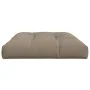 Cojín de asiento de jardín de tela gris taupe 120x80x12 cm de , Cojines para sillas y sofás - Ref: Foro24-360521, Precio: 61,...