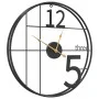 Reloj de pared de hierro negro Ø50 cm de , Relojes de pared - Ref: Foro24-4008401, Precio: 52,02 €, Descuento: %