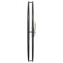 Reloj de pared de hierro negro Ø50 cm de , Relojes de pared - Ref: Foro24-4008401, Precio: 49,56 €, Descuento: %