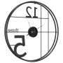 Reloj de pared de hierro negro Ø50 cm de , Relojes de pared - Ref: Foro24-4008401, Precio: 52,02 €, Descuento: %