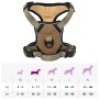 Arnés para perros con bandas reflectantes ajustables marrón S de , Productos para perros - Ref: Foro24-4013362, Precio: 22,39...