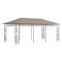 Cenador con mosquitera gris taupe 6x3x2,73 m 180 g/m² de vidaXL, Carpas y cenadores - Ref: Foro24-312253, Precio: 295,40 €, D...