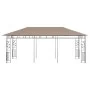 Cenador con mosquitera gris taupe 6x3x2,73 m 180 g/m² de vidaXL, Carpas y cenadores - Ref: Foro24-312253, Precio: 283,41 €, D...