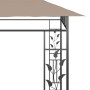 Cenador con mosquitera gris taupe 6x3x2,73 m 180 g/m² de vidaXL, Carpas y cenadores - Ref: Foro24-312253, Precio: 295,40 €, D...