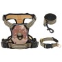 Arnés para perros con correa y collar ajustable marrón S de , Productos para perros - Ref: Foro24-4013383, Precio: 28,65 €, D...