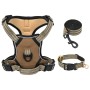 Arnés para perros con correa y collar ajustable marrón XL de , Productos para perros - Ref: Foro24-4013397, Precio: 25,58 €, ...