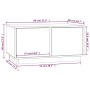 Mesa de centro madera maciza de pino marrón miel 80x50x40 cm de vidaXL, Mesas de centro - Ref: Foro24-814422, Precio: 68,35 €...
