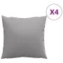 Cojines de sofá 4 unidades tela gris 40x40 cm de , Cojines para sillas y sofás - Ref: Foro24-360360, Precio: 28,60 €, Descuen...