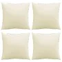 Cojines de sofá 4 unidades tela crema 50x50 cm de , Cojines para sillas y sofás - Ref: Foro24-360383, Precio: 42,40 €, Descue...