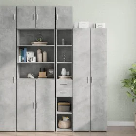 Armario estrecho madera ingeniería gris hormigón 30x42,5x225 cm de , Aparadores - Ref: Foro24-3281269, Precio: 123,23 €, Desc...