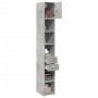Armario estrecho madera ingeniería gris hormigón 30x42,5x225 cm de , Aparadores - Ref: Foro24-3281269, Precio: 124,75 €, Desc...