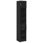 Armario estrecho madera de ingeniería negro 40x42,5x225 cm de , Aparadores - Ref: Foro24-3281274, Precio: 176,84 €, Descuento: %