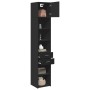 Armario estrecho madera de ingeniería negro 40x42,5x225 cm de , Aparadores - Ref: Foro24-3281274, Precio: 179,62 €, Descuento: %