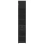 Armario estrecho madera de ingeniería negro 40x42,5x225 cm de , Aparadores - Ref: Foro24-3281274, Precio: 176,84 €, Descuento: %