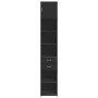 Armario estrecho madera de ingeniería negro 40x42,5x225 cm de , Aparadores - Ref: Foro24-3281274, Precio: 179,62 €, Descuento: %