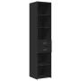 Armario estrecho madera de ingeniería negro 40x42,5x225 cm de , Aparadores - Ref: Foro24-3281274, Precio: 176,84 €, Descuento: %