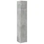 Narrow engineered wood wardrobe in gray concrete, 40x42.5x225 cm by , Sideboards - Ref: Foro24-3281283, Price: 141,03 €, Disc...