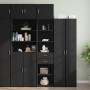 Armario estrecho madera de ingeniería negro 45x42,5x225 cm de , Aparadores - Ref: Foro24-3281295, Precio: 167,63 €, Descuento: %