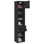 Armario estrecho madera de ingeniería negro 45x42,5x225 cm de , Aparadores - Ref: Foro24-3281295, Precio: 167,63 €, Descuento: %