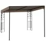 Cenador con montaje en la pared gris taupe 3x3x2,5 m de vidaXL, Carpas y cenadores - Ref: Foro24-312265, Precio: 224,04 €, De...